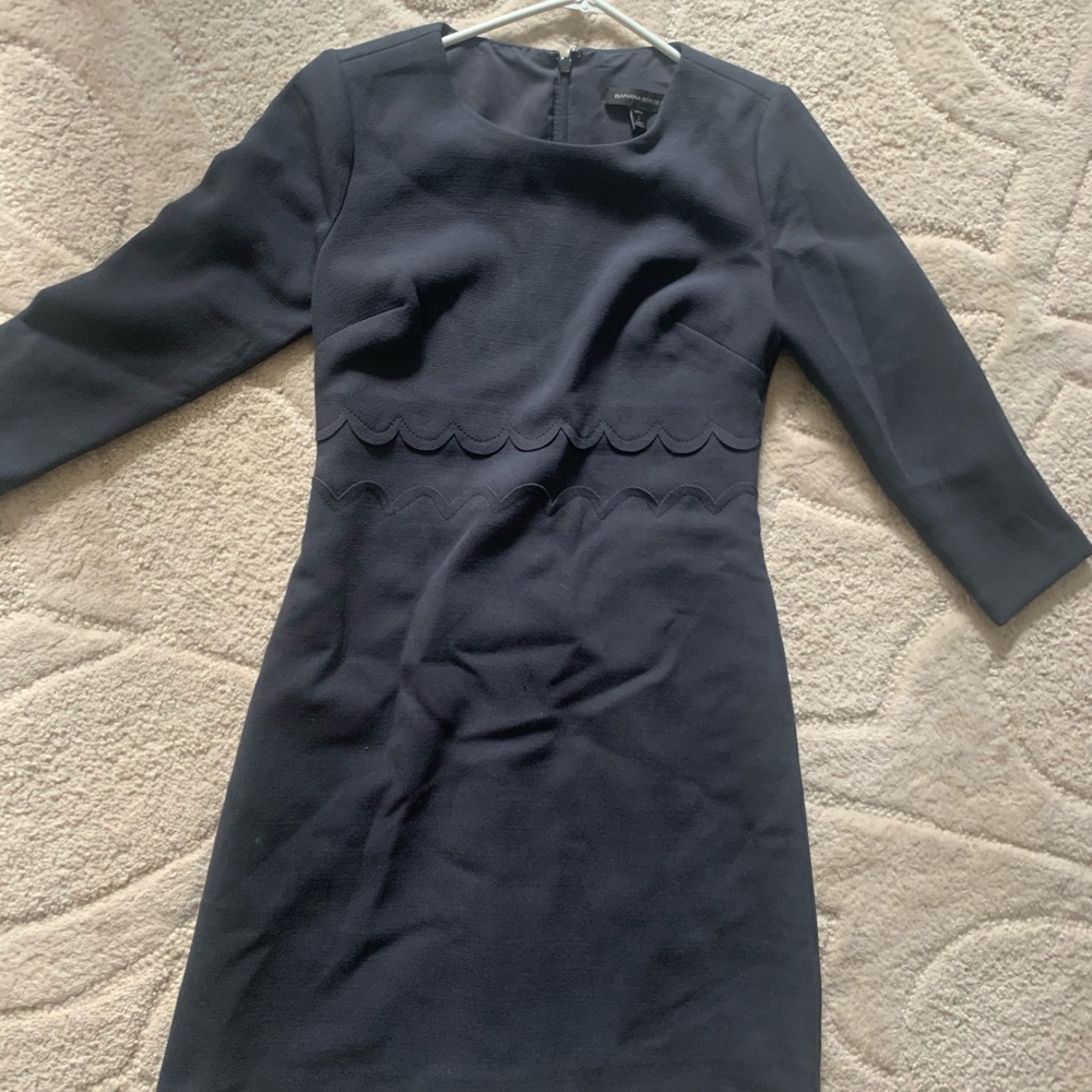 Banana Republic Petite light black dress
